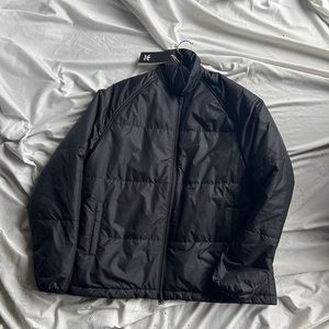All black adidas coach jacket